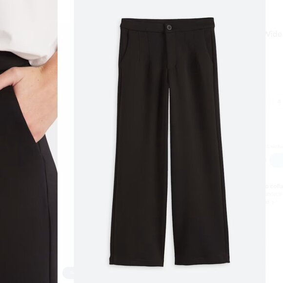 NWT KUT FROM THE KLOTH meg ponti high rise wide leg trouser pants (sz14) - Picture 5 of 7